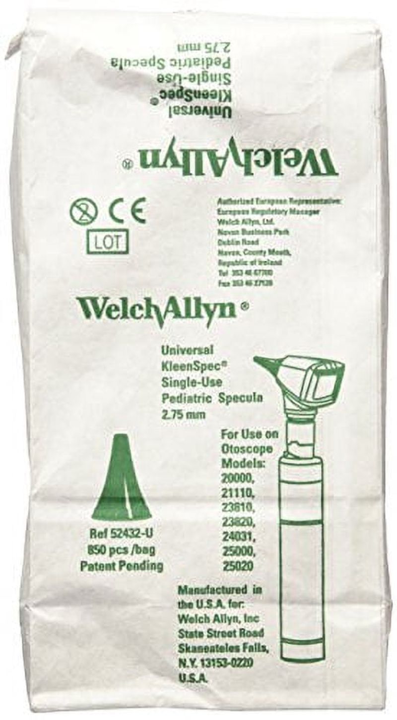 Welch Allyn KleenSpec Disposable Otoscope Specula