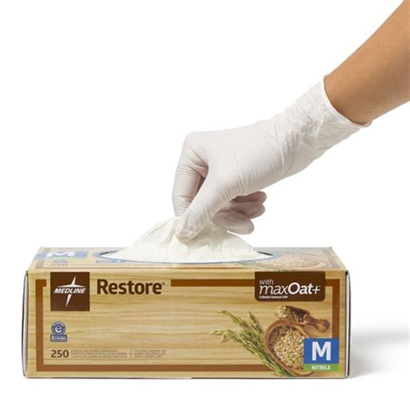 Medline Restore Nitrile Exam Gloves