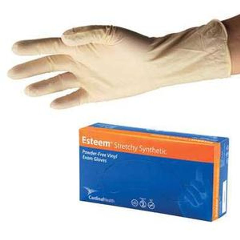 Cardinal Health Esteem Stretchy Vinyl Exam Gloves