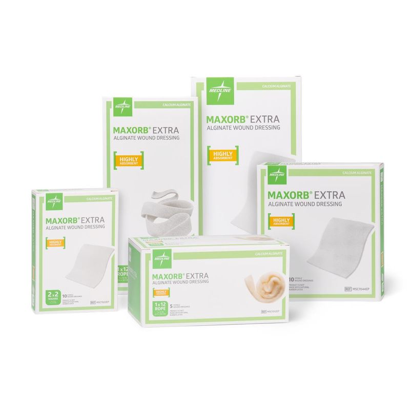 Medline Maxorb Extra Calcium Alginate Dressing