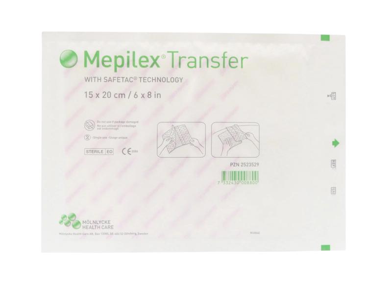 Molnlycke Mepilex Transfer Foam Dressing