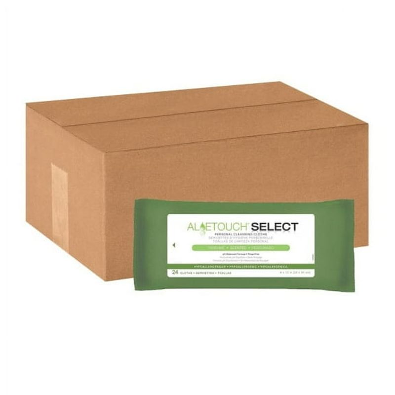 Medline Aloetouch Select Premium Adult Wipe