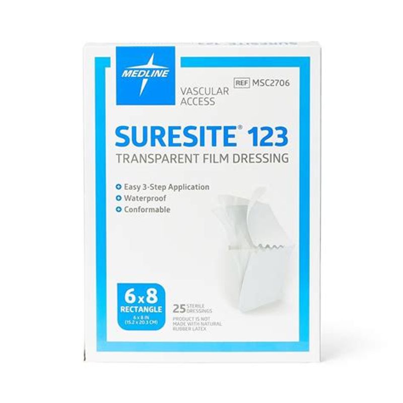 Medline Suresite Transparent Film Dressing