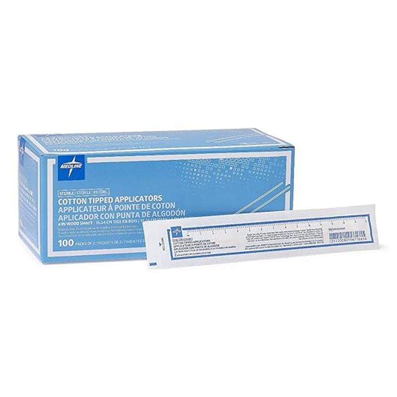 Medline Sterile Cotton-Tipped Applicators