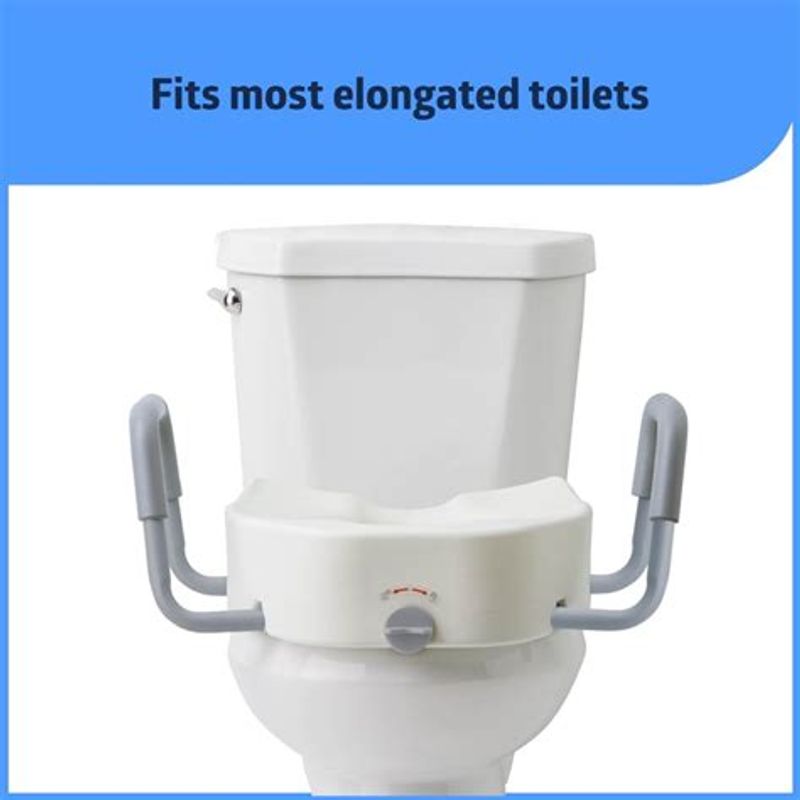 Medline Locking Raised Toilet Seat