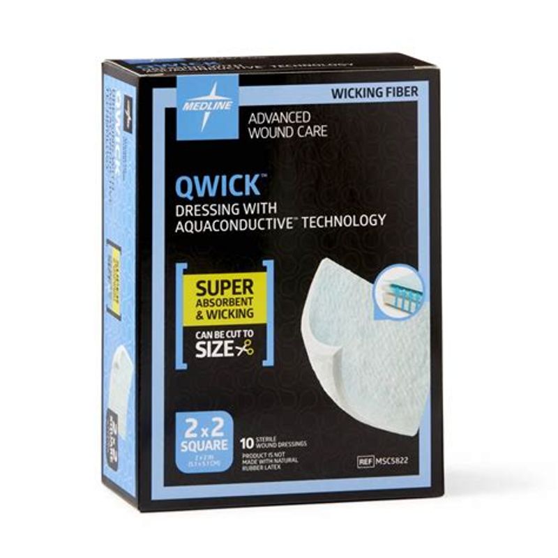 Medline Qwick Non-Adhesive Superabsorbent Dressing