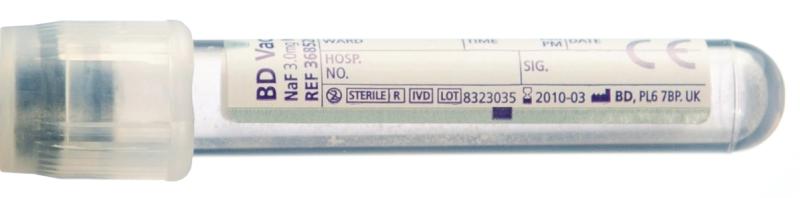 BD Vacutainer Fluoride Glucose Tube