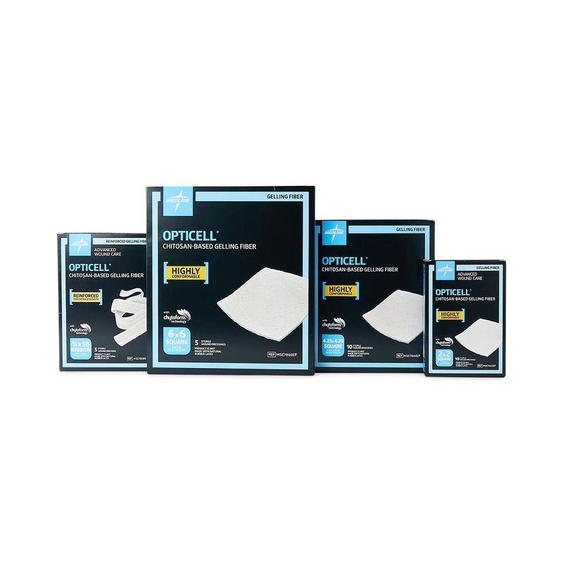 Medline Opticell Ag+ Antibacterial Gelling Fiber Dressing