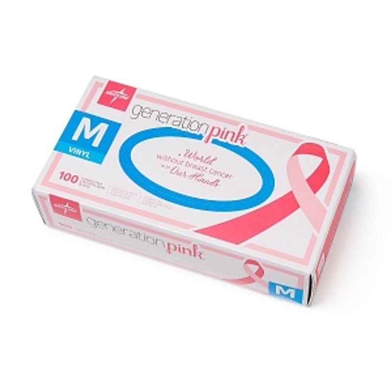 Medline Generation Pink 3G Synthetic Exam Gloves