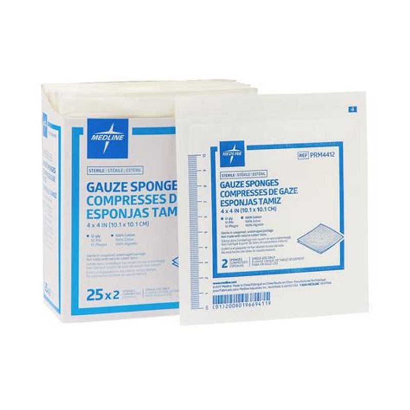 Medline Woven Cotton Gauze Sponge