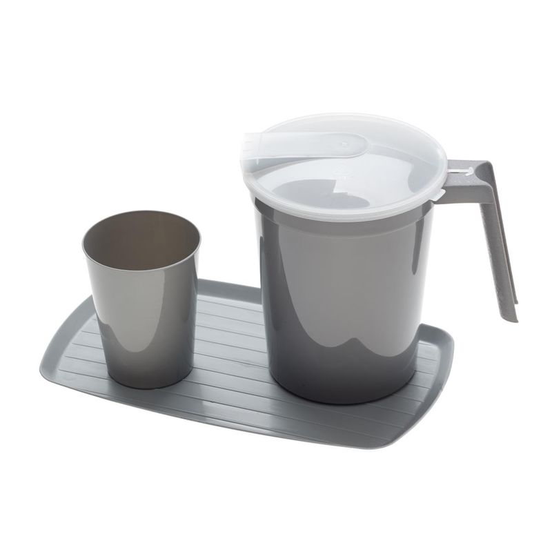 Medline Bedside Pitcher and Cup Set