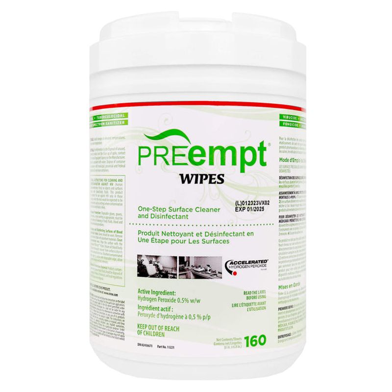 PREempt Disinfectant Wipes