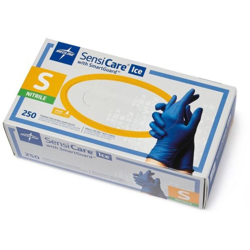 Medline SensiCare Silk Nitrile Exam Glove