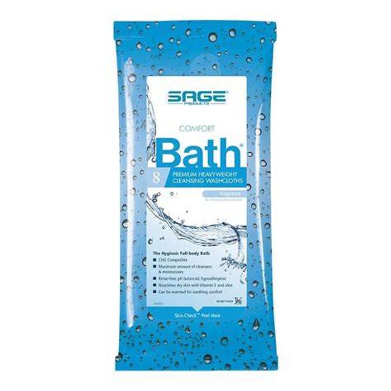 Sage Comfort Bath Cleansing Washcloths