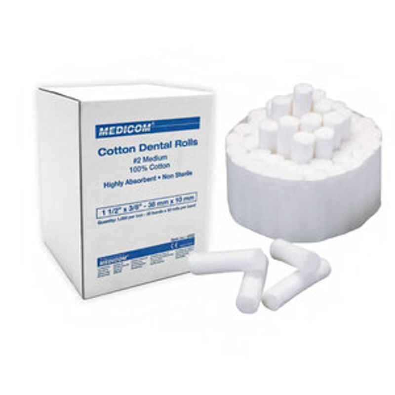 Medicom Braided Cotton Rolls