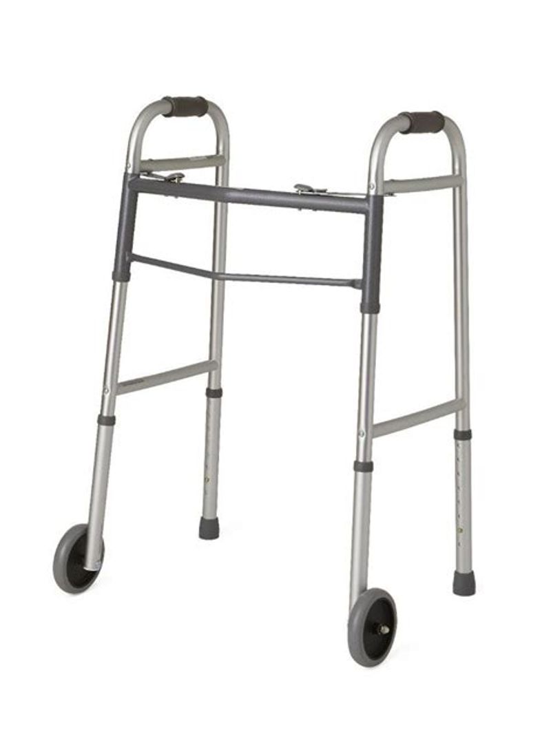 Medline Two-Button Folding Walker