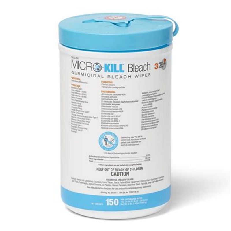 Medline Micro-Kill Bleach Germicidal Wipes