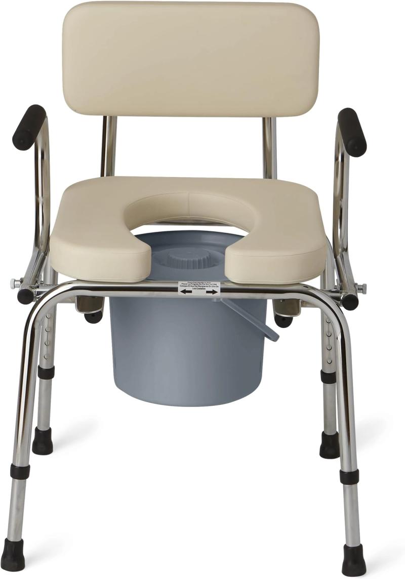 Medline Drop-Arm Commode