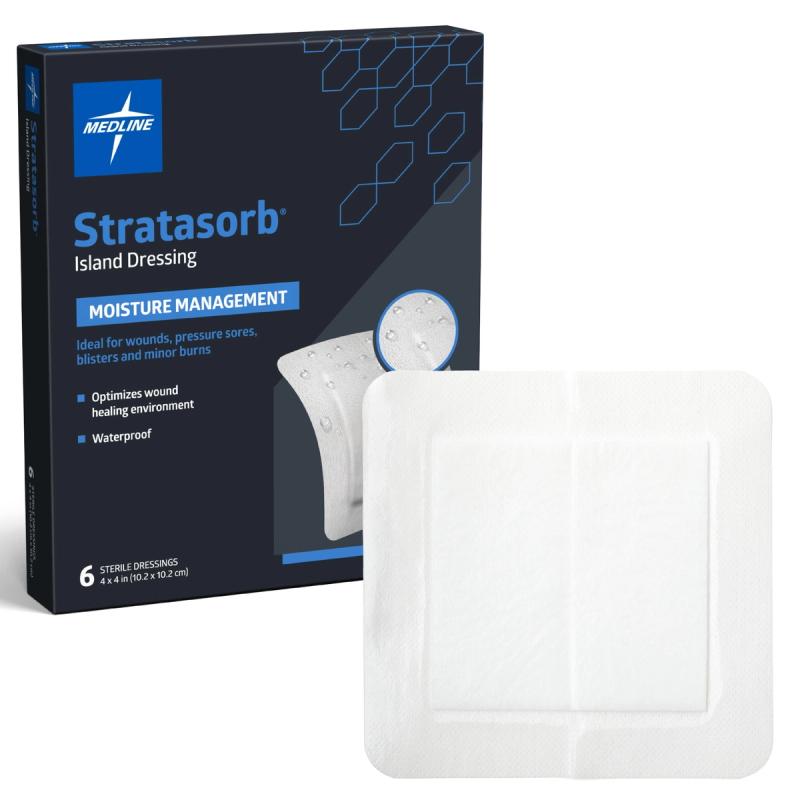Medline Stratasorb Composite Island Dressing