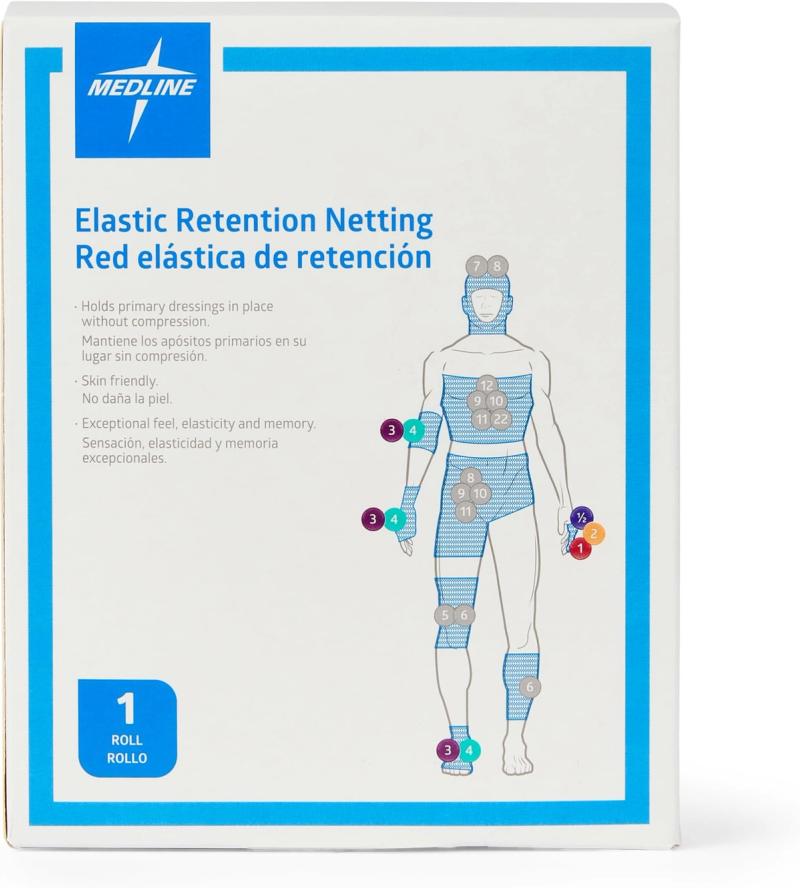 Medline Stretch Net Tubular Dressing Retainer