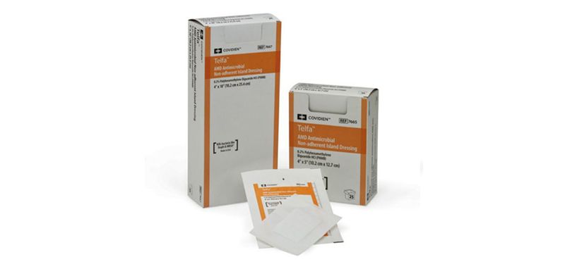 Kendall Telfa AMD Antimicrobial Non-Adherent Dressing