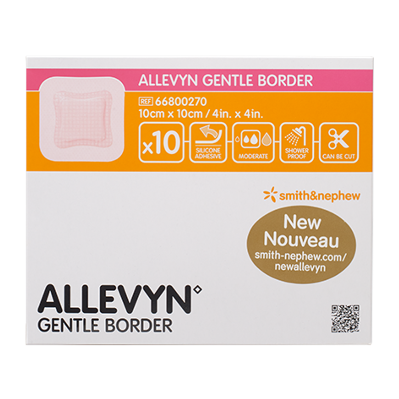 Smith+Nephew Allevyn Gentle Border Foam Dressing