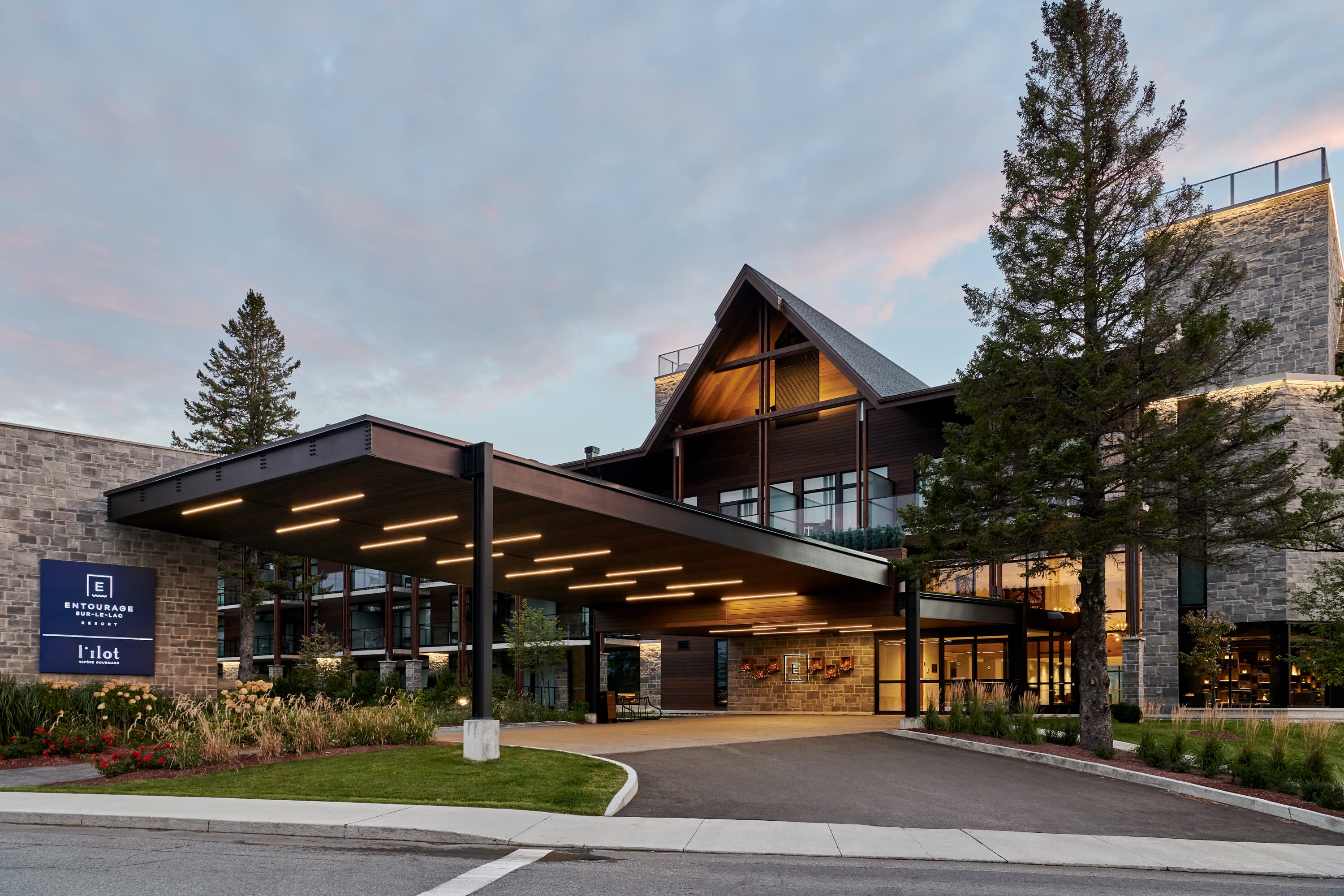 Entourage sur le Lac