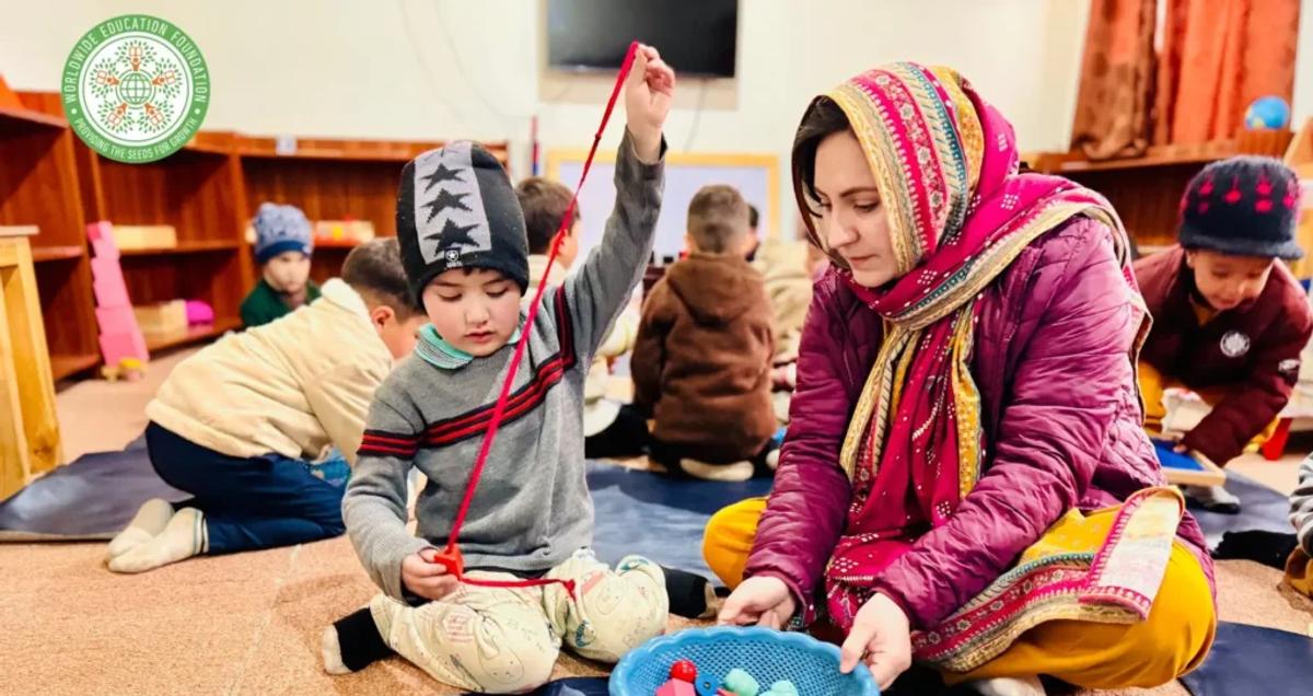 A women entrepreneur leading a Bright Beginnings early childhood center