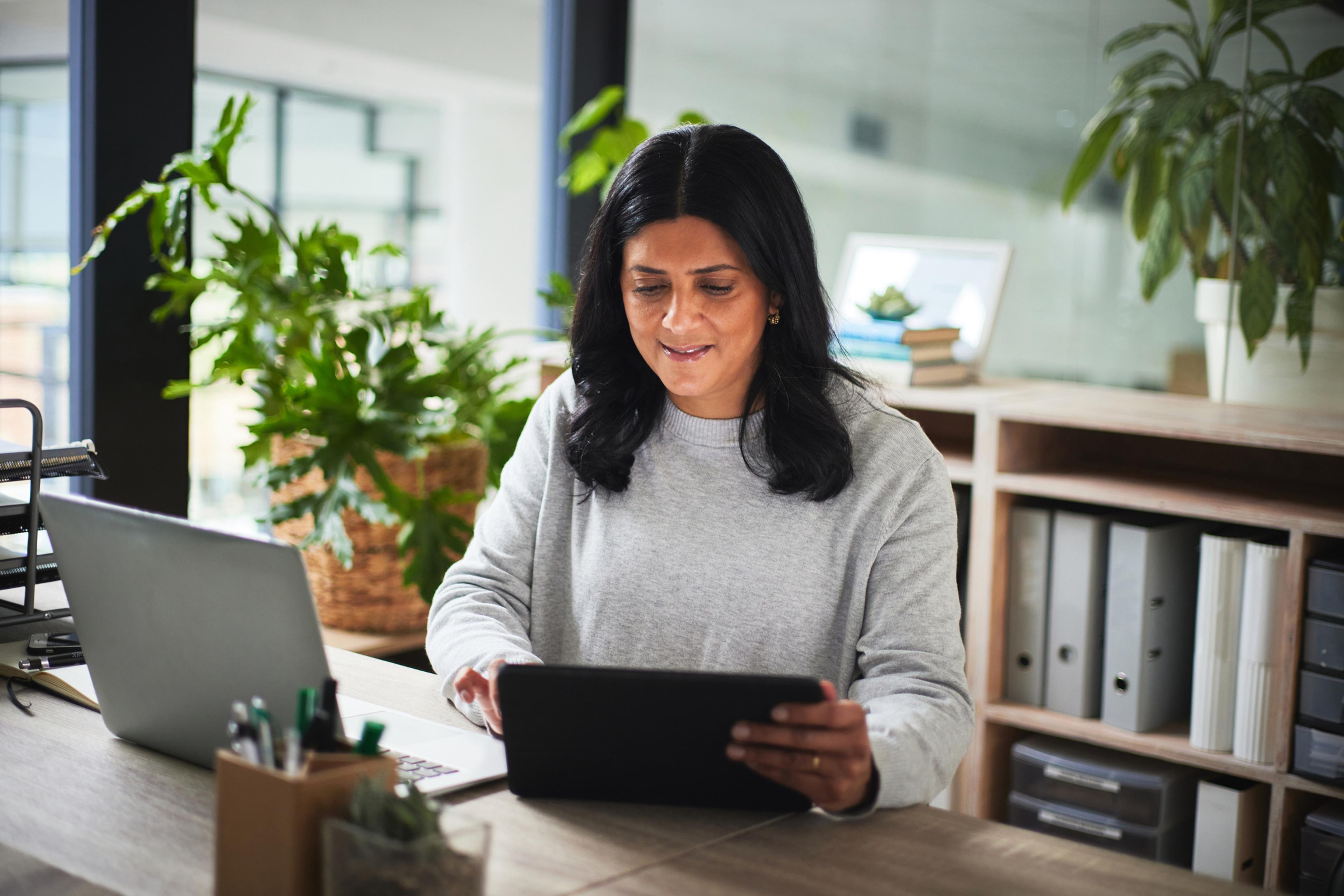 HR manager researching payroll security best practices