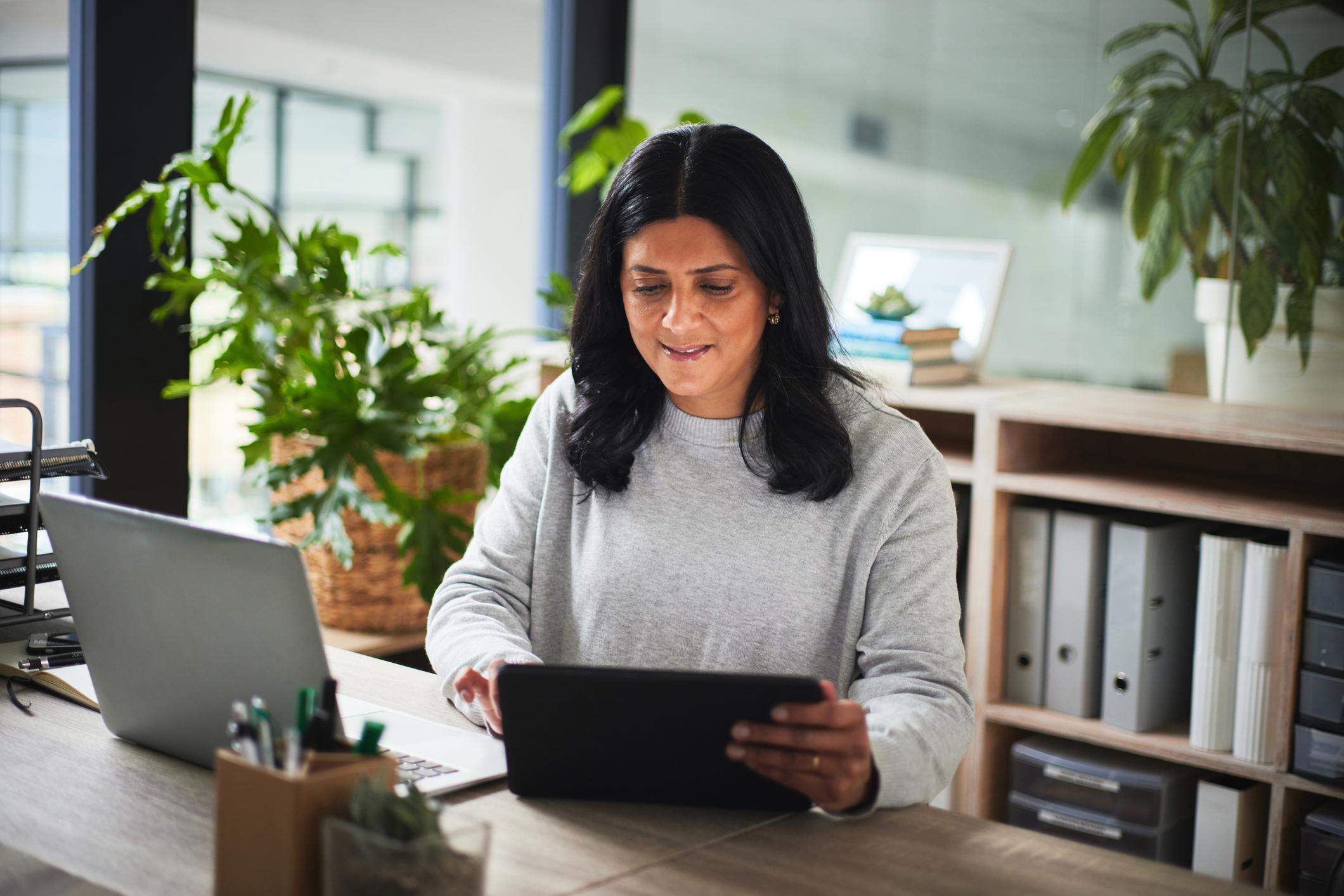 HR manager researching payroll security best practices