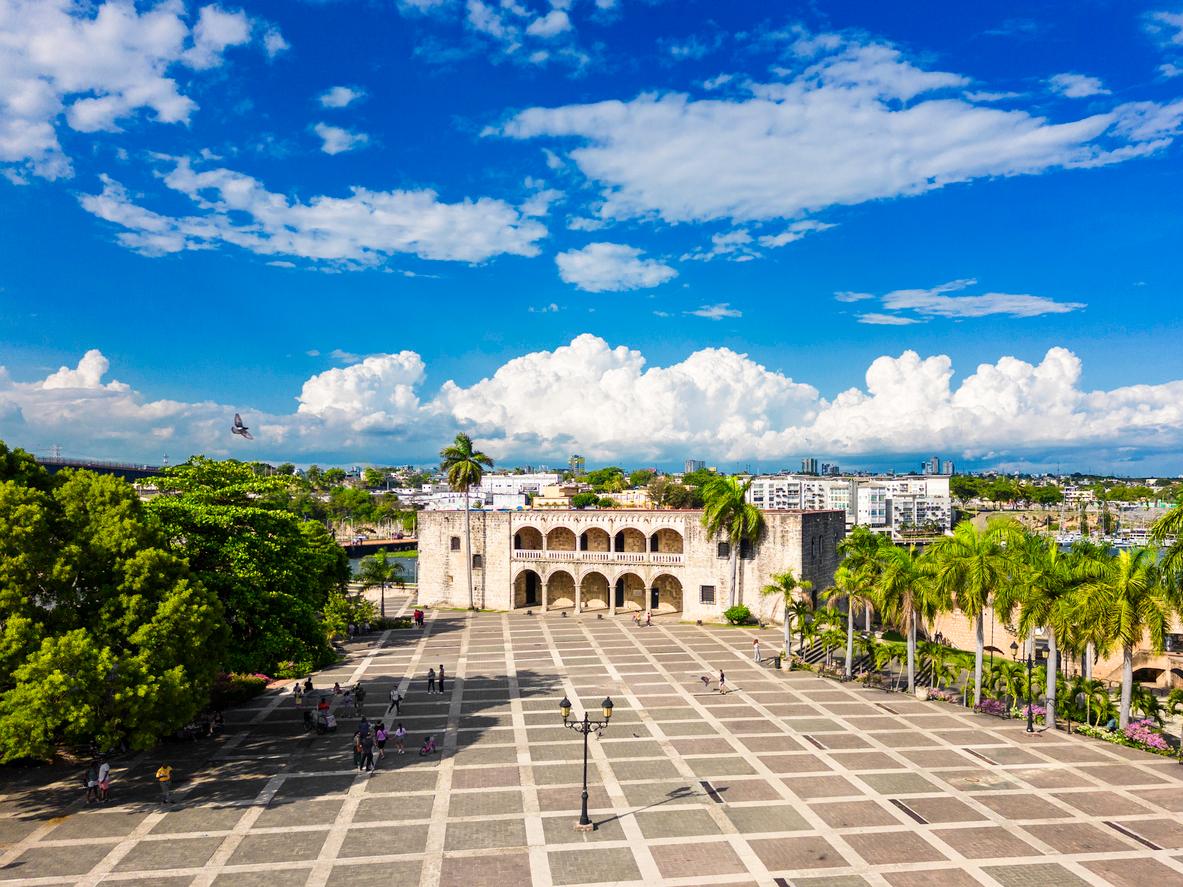Plaza de la Cultura in Santo Domingo in the Dominican Republic