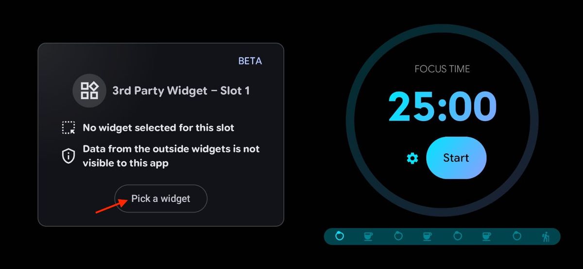 Choose your Widget