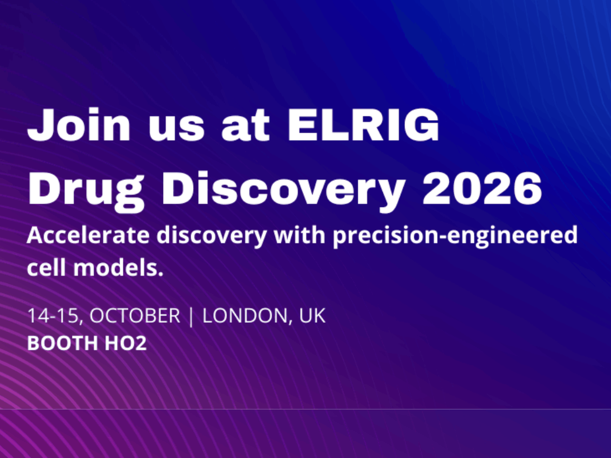 Join Us At ELRIG Drug Discovery 2026!