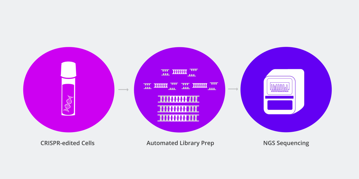Automating NGS library preparation to meet the scale of CRISPR research