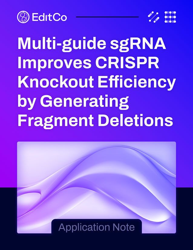 XDel CRISPR Technology Improves CRISPR Efficiency by Generating Fragment Deletions