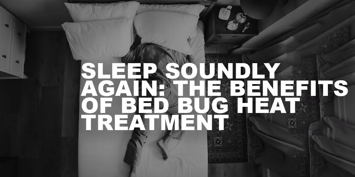 Sleep Soundly Again- The Benefits of Bed Bug Heat Treatment