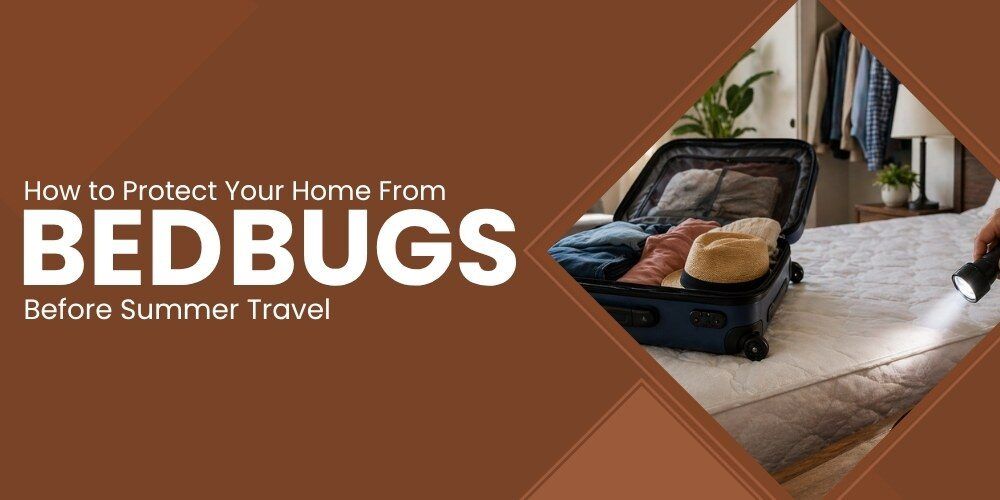 How to protect your home from bed bugs before summer travel with luggage and bedroom inspection