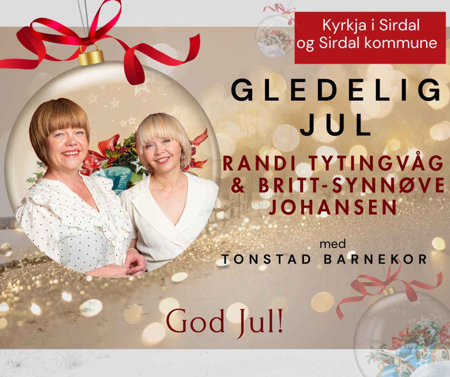 GLEDELIG JUL med Randi Tytingvåg & Britt-Synnøve med Tonstad Barnekor