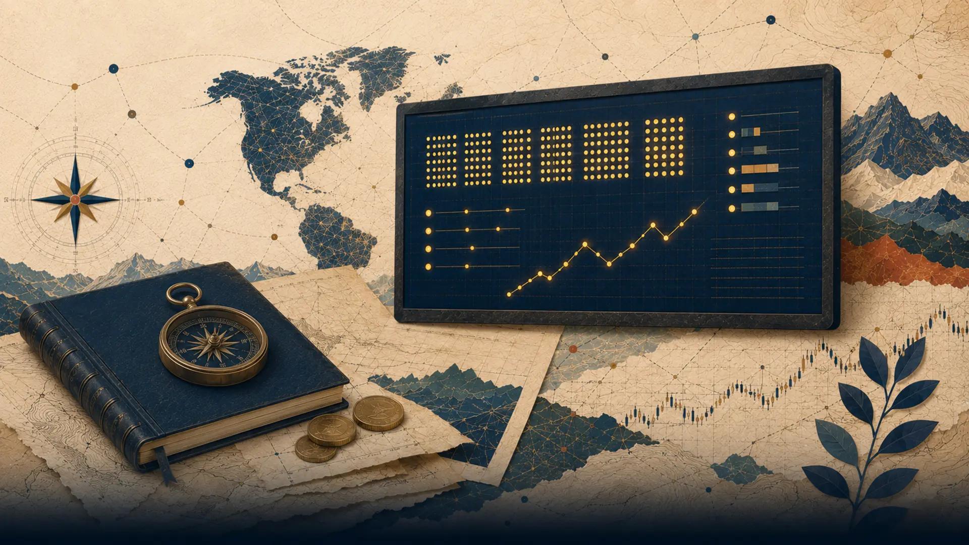 Stock ticker symbol displayed on a clean digital stock market display.