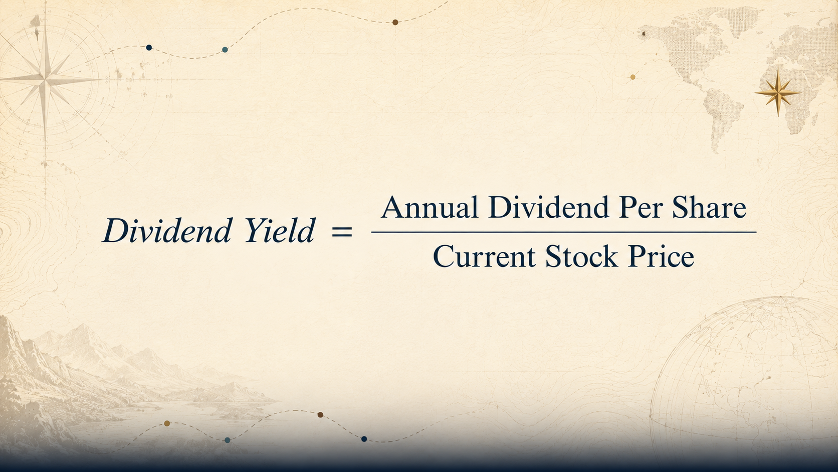 Dividend yield formula