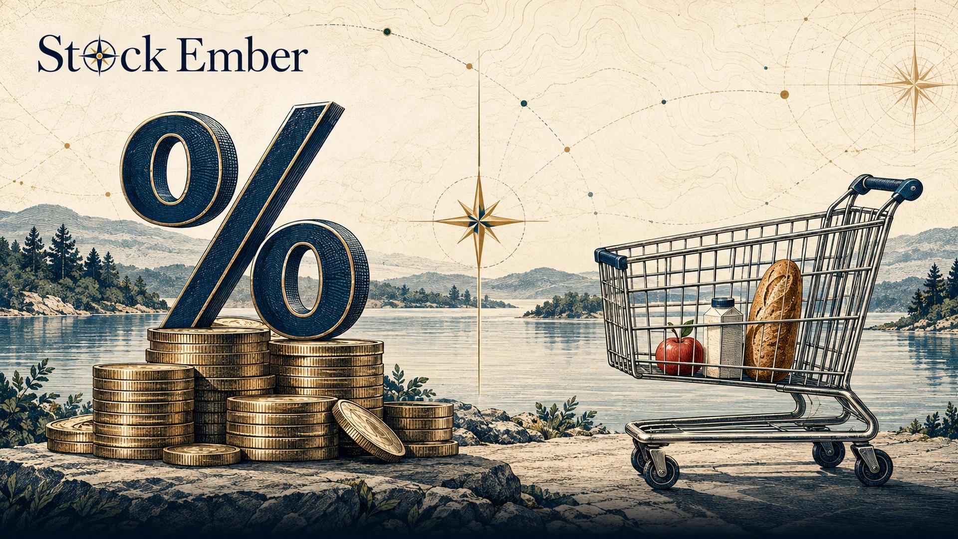 Comparison of a nominal percentage gain versus actual purchasing power.