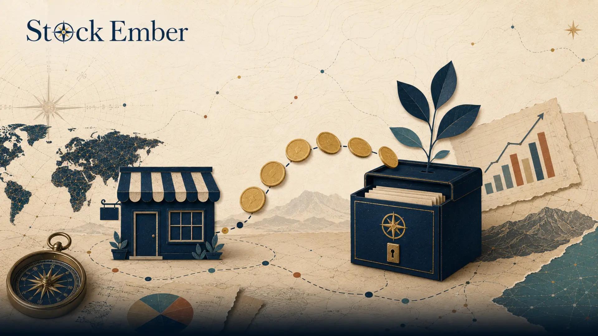 Illustration showing how a SEP IRA account functions for self-employed individuals.