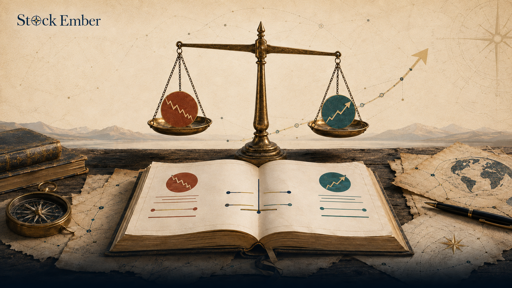 Tax-loss harvesting mechanics with balanced gains and losses
