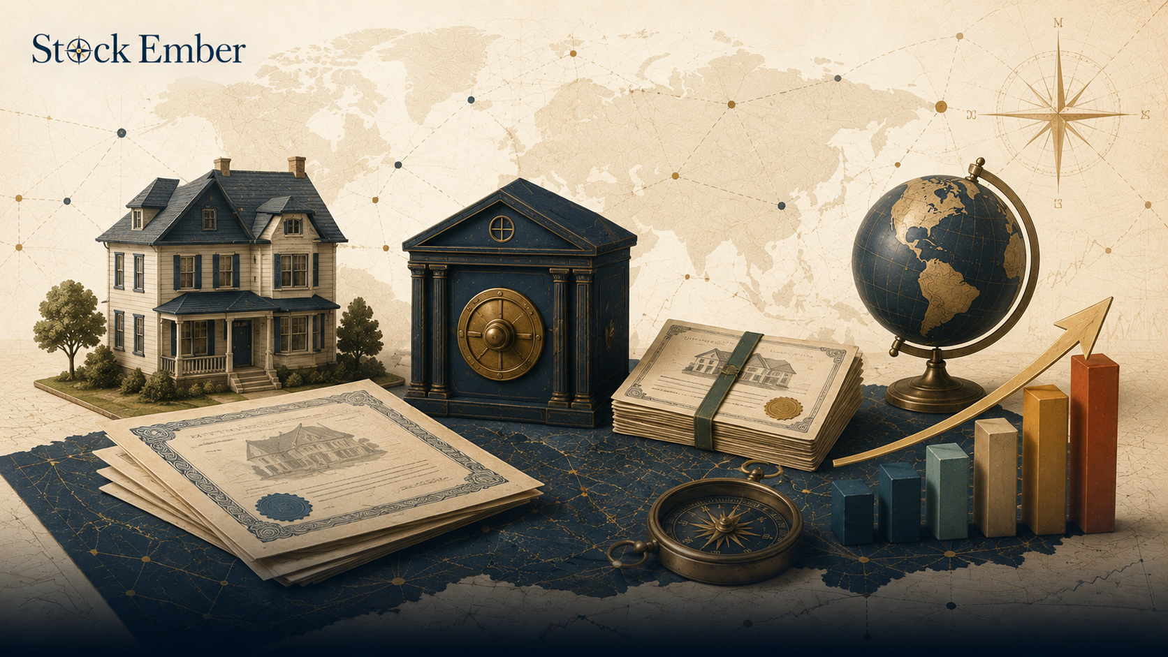 Illustration explaining what a mortgage REIT is and how real estate debt funds operate.