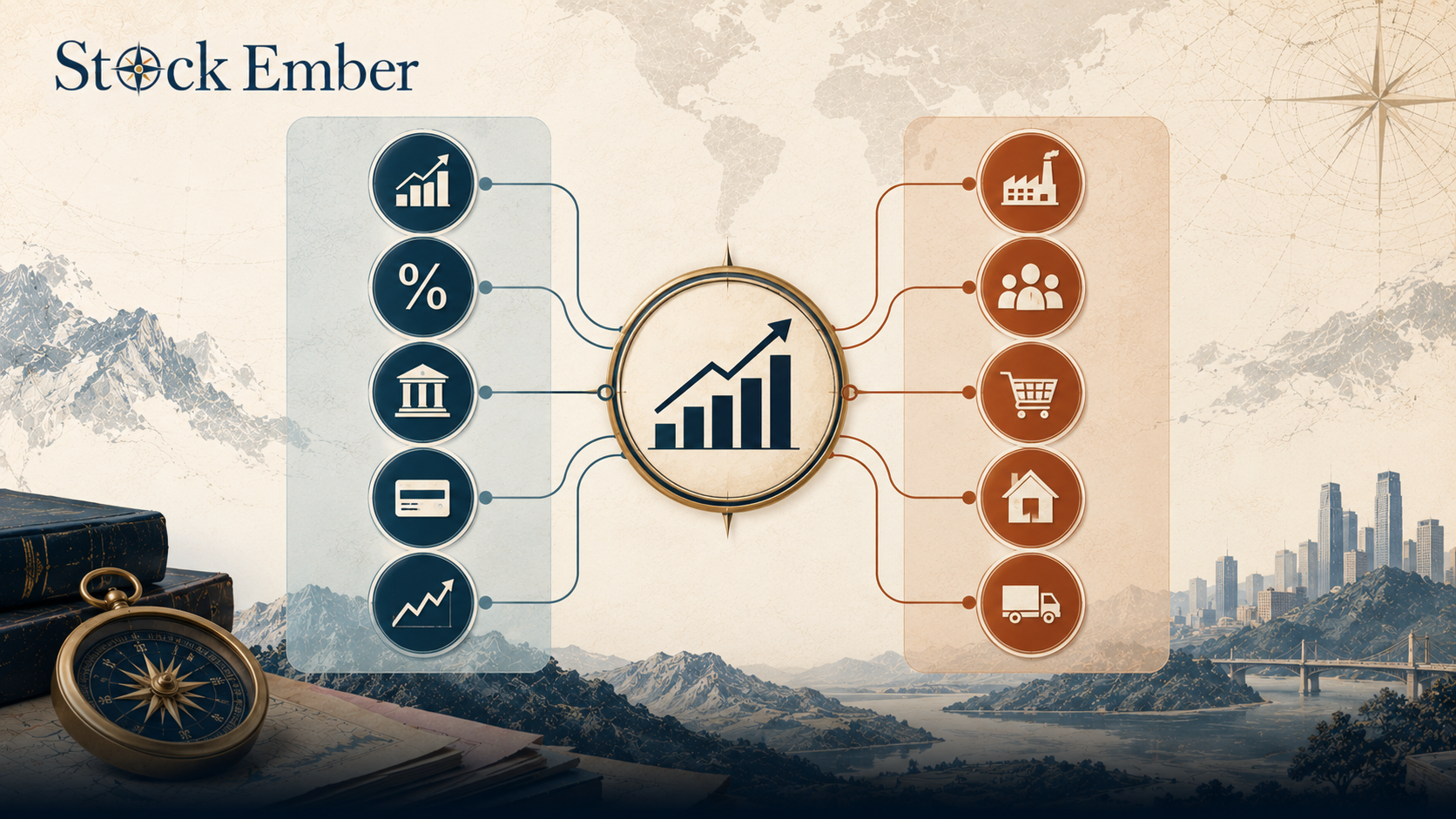 Breakdown chart of the ten components forming the US Leading Economic Index