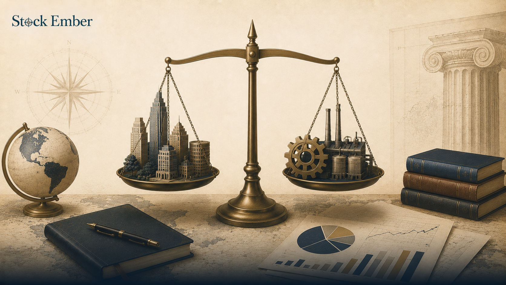 Diagram depicting the EV/EBITDA ratio comparing total enterprise value to operating earnings.