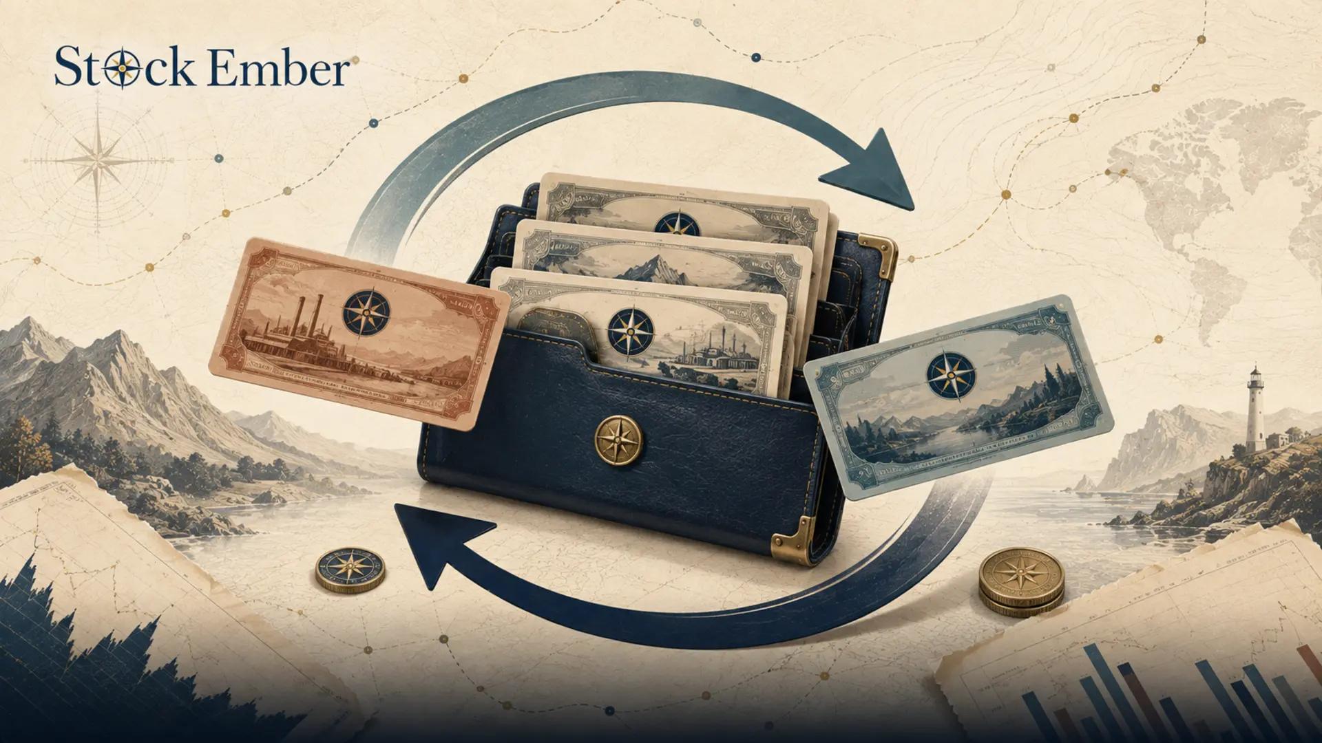 Illustration representing portfolio turnover in an investment fund.