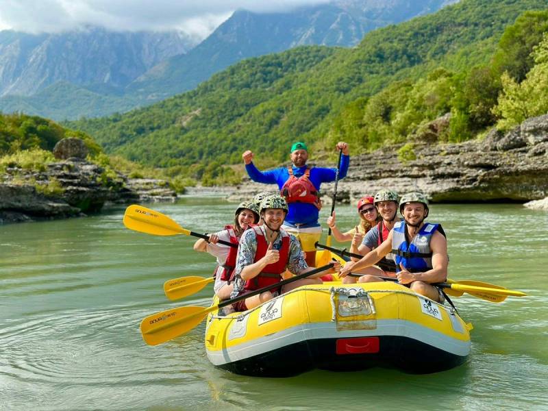 Vjosa Rafting & Thermal Baths & Food Tasting