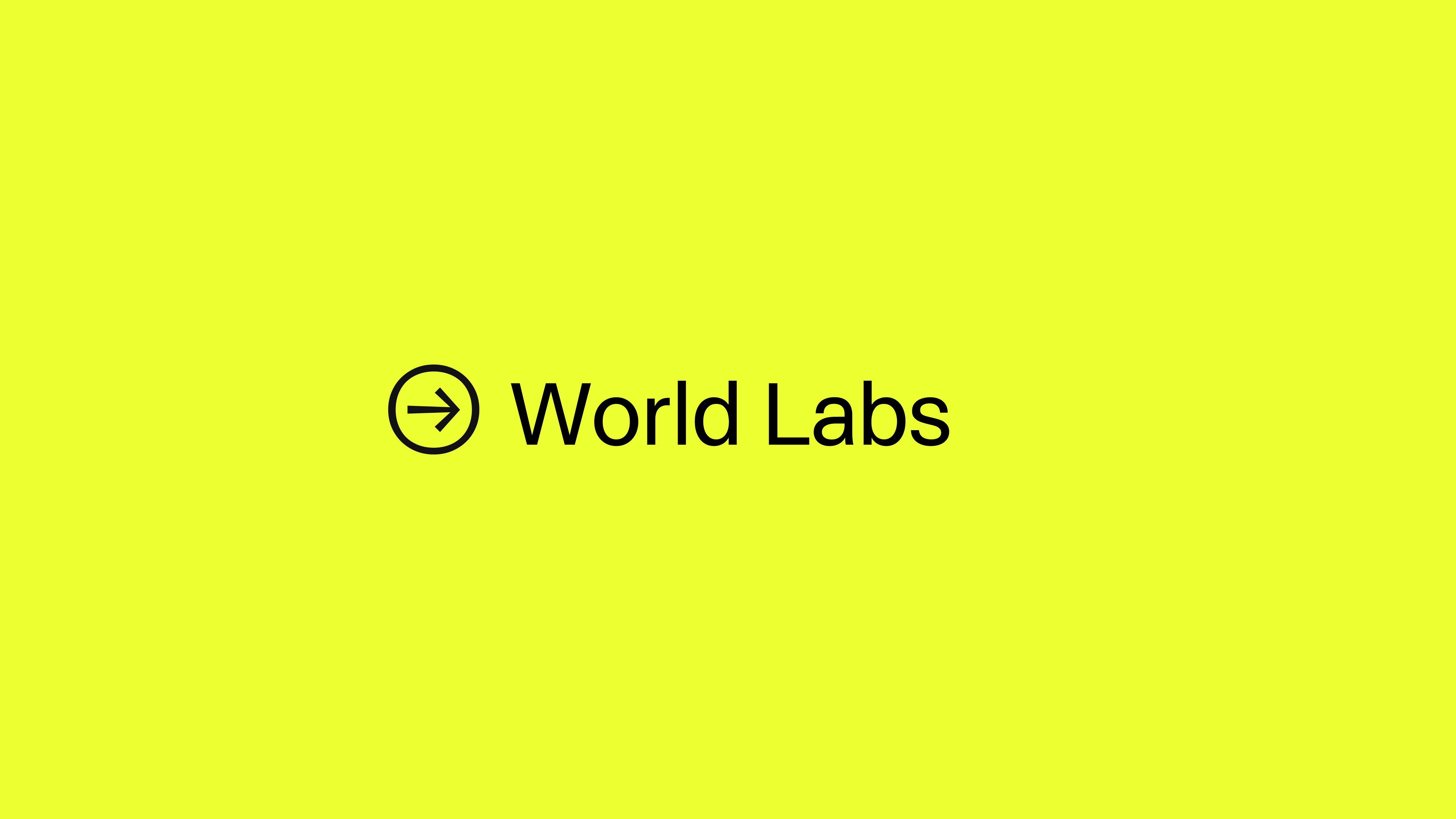 World Labs. Lifting models from the 2D plane of pixels into full 3D worlds.  – Bakken & Baeck