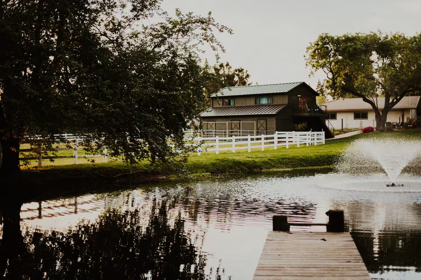 Perry Brook Farms - Barn and Pond